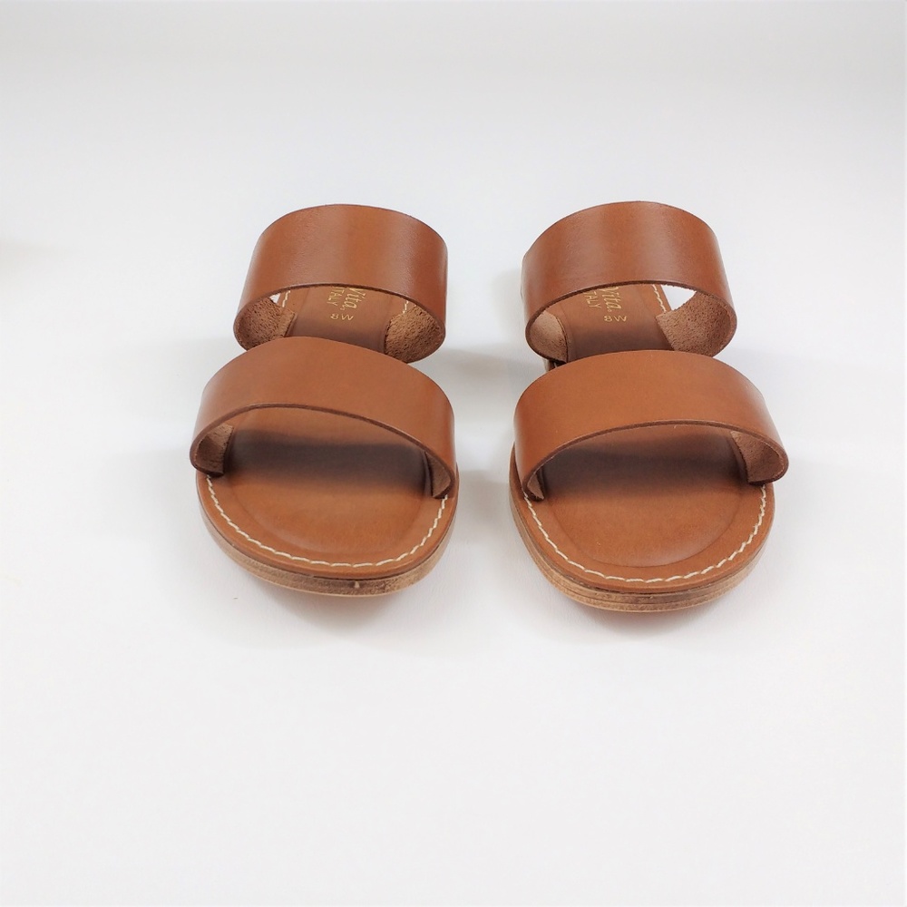 Bella Vita Imo Brown Whiskey Slide Sandal Italy 8W_4